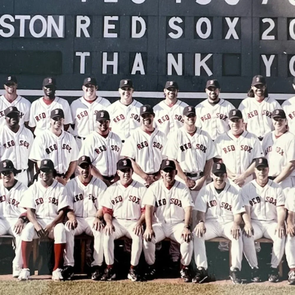 Boston Red Sox drawstring backpack resembling a baseball jersey #24 Ramirez PLUS